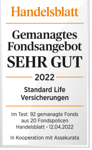 Assekurata zeichnet das Fondsangebot von Standard Life im großen Ranking der Fondsgebundenen Rentenversicherungen des Handelsblatts mit einem „sehr gut“ aus. In die Bewertung gingen neben den erzielten Renditen über drei, fünf sowie über zehn Jahre auch die Fondskosten und verschiedene Risikokennzahlen ein. Untersucht wurden insgesamt 1226 Fonds, die von den teilnehmenden Versicherungen in ihren wichtigsten Fondspolicen am Markt angeboten wurden.
