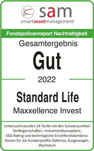 „Gut“ für nachhaltige Fonds in Maxxellence Invest - Ein Platz unter den Top Ten und die Beurteilung „gut“: Unsere Maxxellence Invest macht im aktuellen Fondspolicenreport um die Themen „Nachhaltigkeit“ und „ESG-konforme Investmentauswahl“ eine gute Figur. Der Report wird jährlich von der Smart Asset Management Service GmbH (sam) herausgegeben. Er bietet für den Maklermarkt in Deutschland eine qualitative und quantitative Analyse der wichtigsten Tarife von privaten Rentenversicherungen in Bezug auf deren Einzelfondsauswahlen mit dem Fokus ESG.